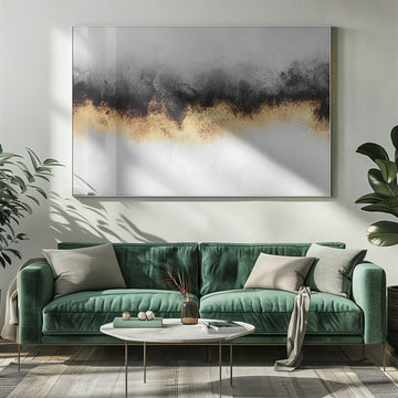 Gilded Shadow Flow | Poster - Room Interior 1