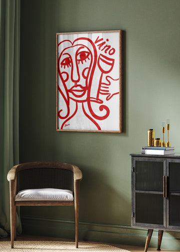 Vino Tinto | Poster - Room Interior 2