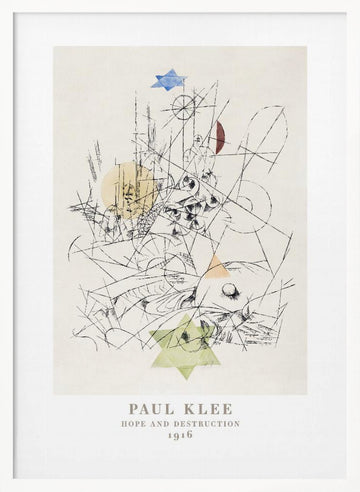 Hope and Destruction 1916 | Poster - White Frame Interior