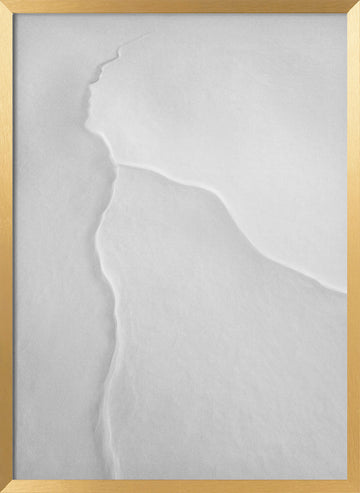 White Sand Dunes | Poster - Gold Frame Interior