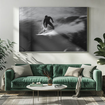 Surfer's Dynamic Ride | Poster - Room Interior 1