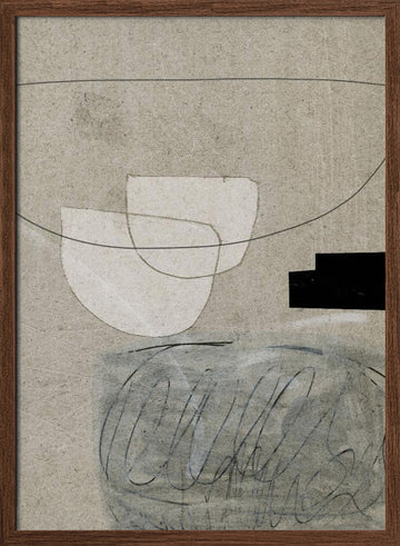 Lifestyle No1 | Poster - Walnut Frame Interior