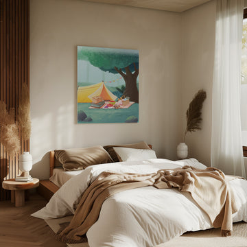 Cozy Forest Picnic | Canvas - Room Interior 2