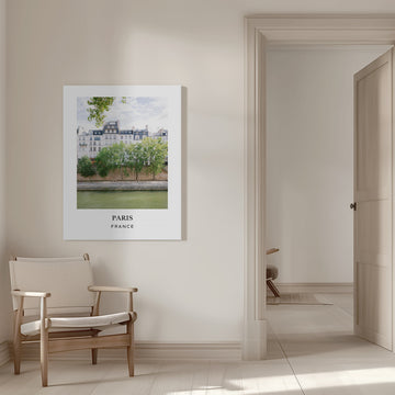 Seine Paris France Travel poster | Canvas - Room Interior 1