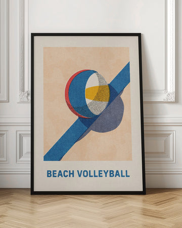 Sunny Beach Volleyball | Poster - Room Interior 1