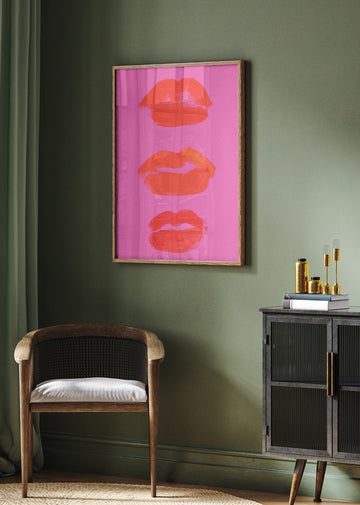 Neon Pout Series | Poster - Room Interior 2