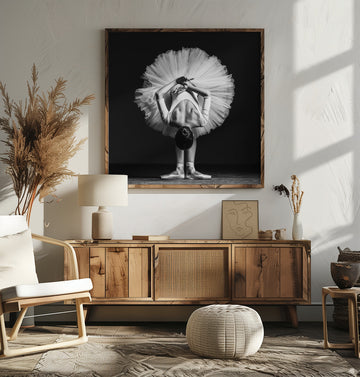 Elegant Ballerina Pose | Poster - Room Interior 2