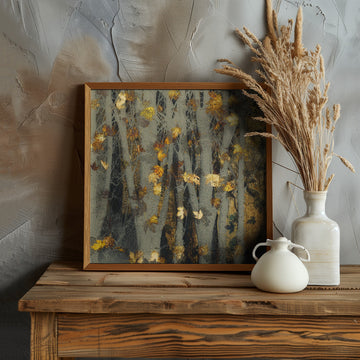 Gold leaf | Poster - Room Interior 1