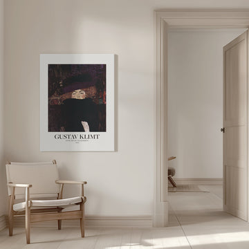 Dame Mit Hut Und Federboa (1909)  Poster | Canvas - Room Interior 1