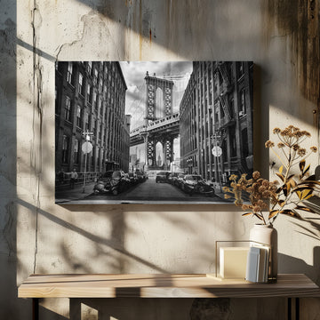 DUMBO Manhattan Bridge View | Canvas - Room Interior 2