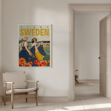Visby Sweden Flower Girls | Canvas - Room Interior 1