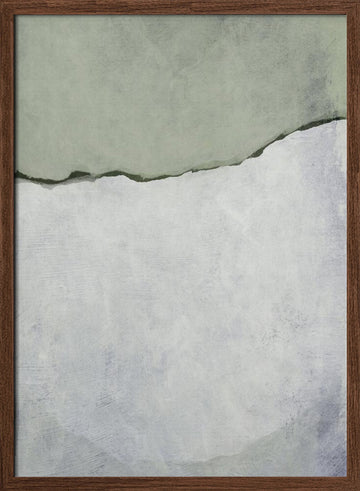 Divided | Poster - Walnut Frame Interior