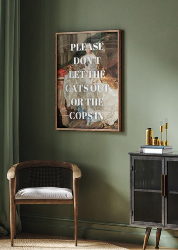 Regal Lady Funny Message | Poster - Room Interior 2