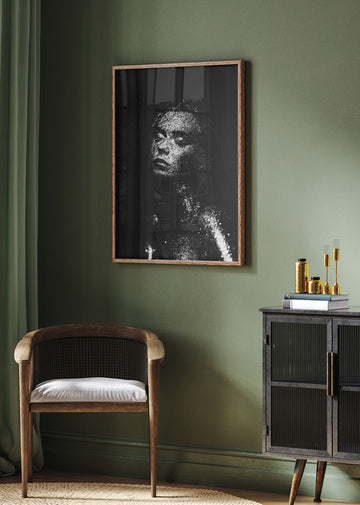 Glittering Woman Portrait | Poster - Room Interior 2