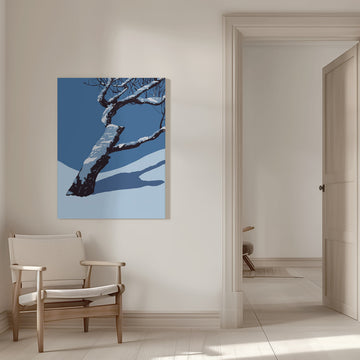 Snowy Winter Tree | Canvas - Room Interior 1