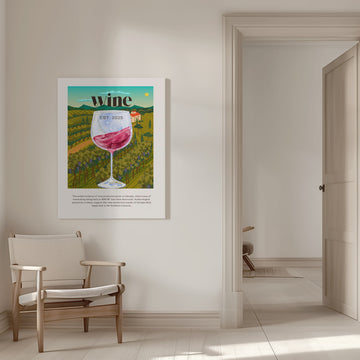 Vineyard Wine Glass | Canvas - Room Interior 1