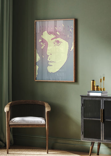Youthful Gaze Portrait | Poster - Room Interior 2