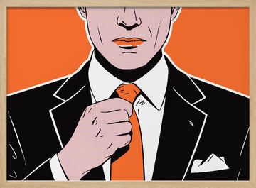 Sharp Dressed Man | Poster - Wood Frame Interior