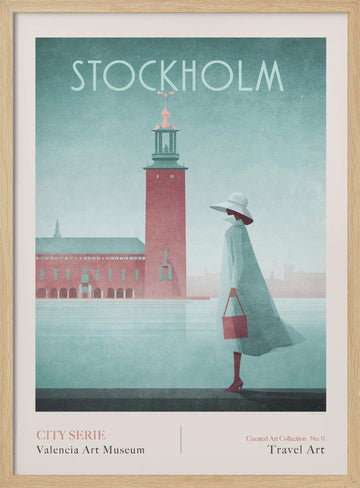 Stockholm-1 Stockholm City Hall | Poster - Wood Frame Interior