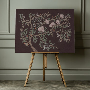Pink Flowering Tree | Canvas - Room Interior 1