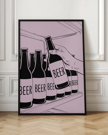 Hand Reaching For Beer | Poster - Room Interior 1