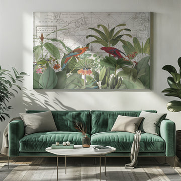 Tropical Map Exploration | Poster - Room Interior 1