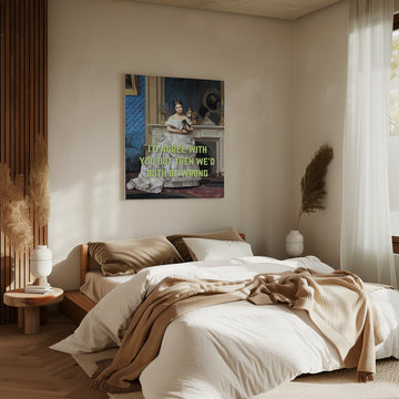 Elegant Woman Witty Quote | Canvas - Room Interior 2
