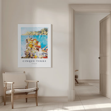 Colorful Cinque Terre Italy | Canvas - Room Interior 1