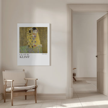 The Kiss (1907–1908) Poster | Canvas - Room Interior 1