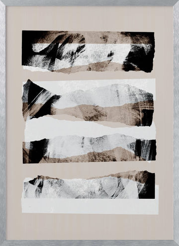 Pieces 20 | Poster - Silver Frame Interior