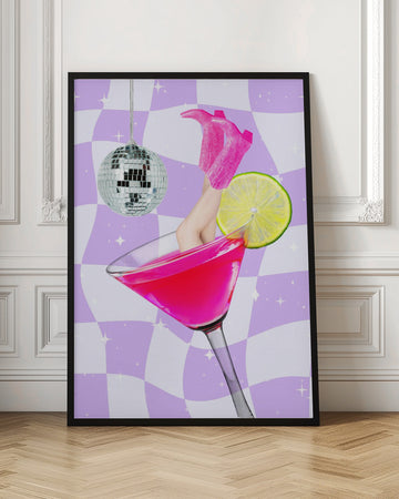 Disco Drink Delight | Poster - Room Interior 1