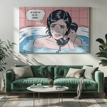 Crying In Bathtub | Poster - Room Interior 1