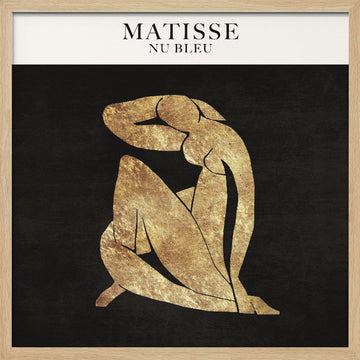 Golden Silhouette | Poster - Wood Frame Interior