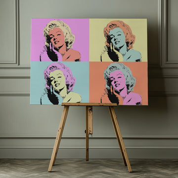 Iconic Marilyn Pop Art | Canvas - Room Interior 1