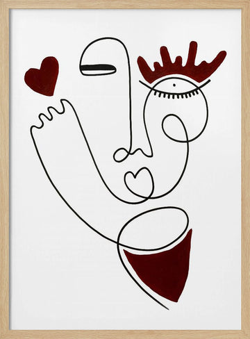 Self love iii | Poster - Wood Frame Interior