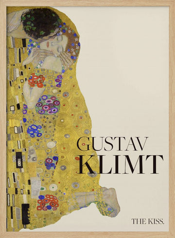 The Kiss (1907–1908) Special Poster | Poster - Wood Frame Interior
