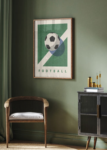 Classic Football Field | Poster - Room Interior 2