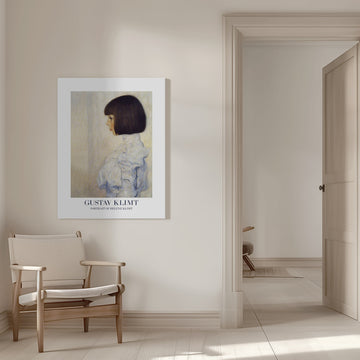 Portrait of Helene Klimt (1898) Poster | Canvas - Room Interior 1