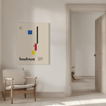 Bauhaus Geometric Abstract | Canvas - Room Interior 1