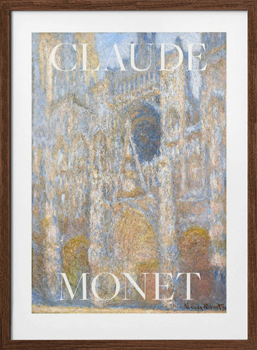The Cour d'Albane | Poster - Walnut Frame Interior