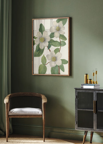 Pacific Dogwood | Poster - Room Interior 2