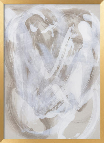 Abstract Brush Strokes 146 | Poster - Gold Frame Interior