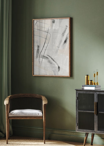 Abstract Flowing Lines | Poster - Room Interior 2