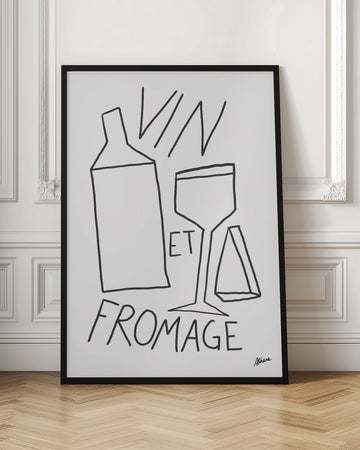 Vin et Fromage | Poster - Room Interior 1