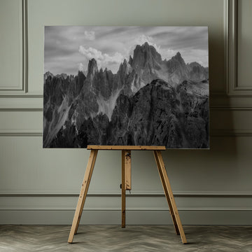 Dramatic Mountain Peaks | Canvas - Room Interior 1