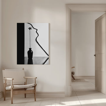 Elegant Profile Bloom | Canvas - Room Interior 1