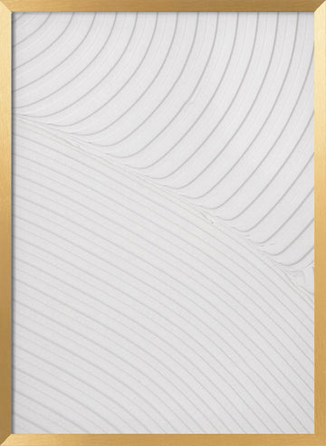 Abstract Wave Pattern | Poster - Gold Frame Interior