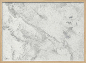 Subtle Grey Wash | Poster - Wood Frame Interior