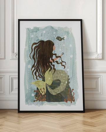 Dreamy Ocean Mermaid | Poster - Room Interior 1