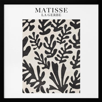 Leafy Shadows Dance | Poster - Black Metal Frame Interior